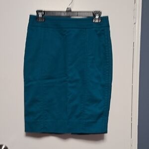 Teal Pencil Skirt